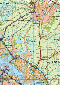 Topografische kaart Noord-Holland 1:100.000 – 1477