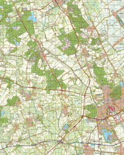 Topografische Kaart 17 Oost Emmen