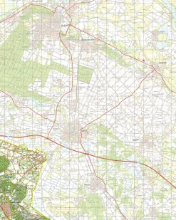 Topografische Kaart 46 Oost Gennep