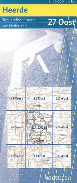 Topografische Kaart 27 Oost Heerde