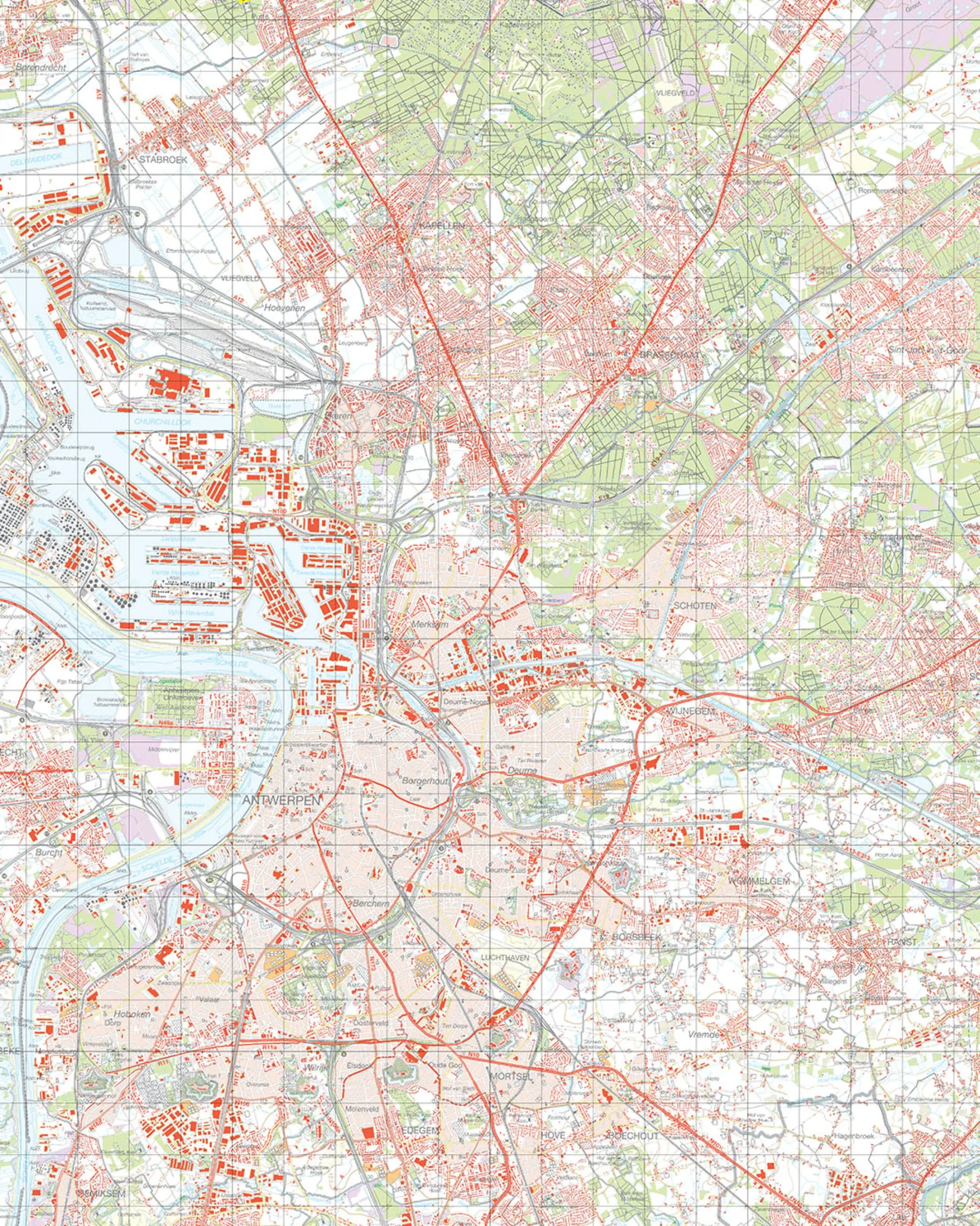 Topografische Kaart 55 Oost Hulst