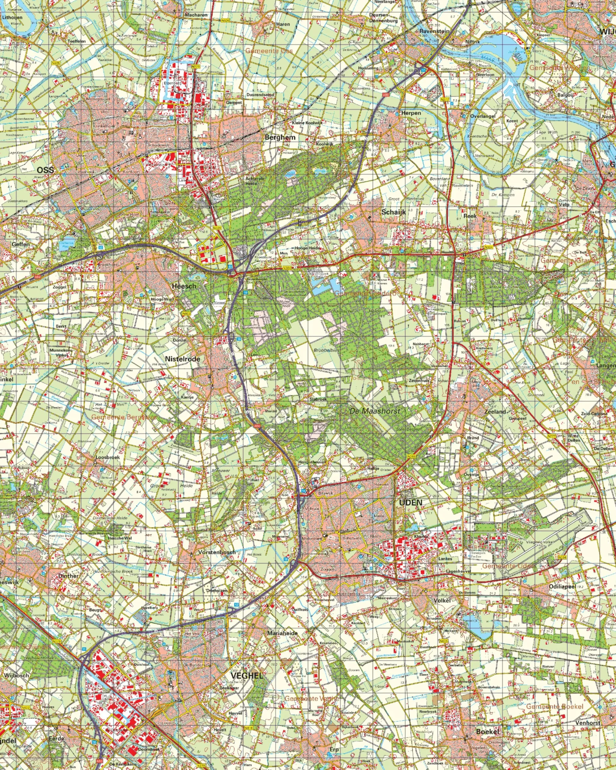 Topografische Kaart 45 Oost ‘s-Hertogenbosch