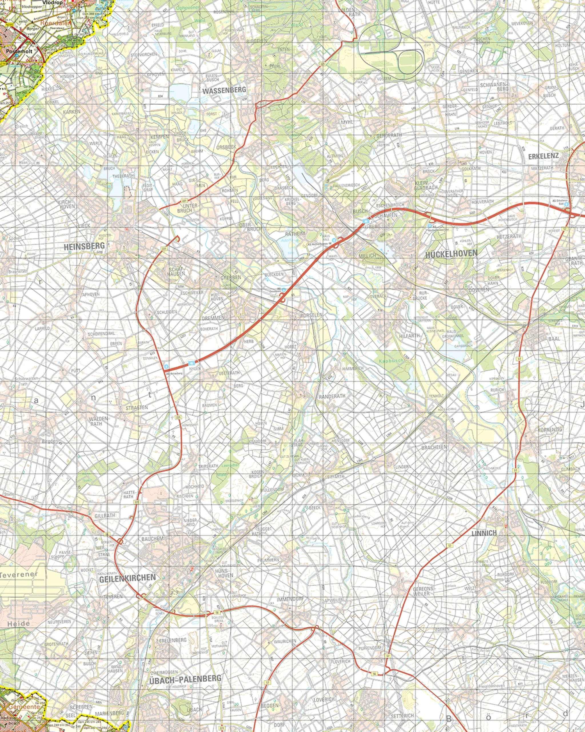 Topografische Kaart 60 Oost Sittard