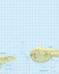 Topografische Kaart 1 Oost Terschelling