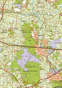 Topografische kaart Overijssel 1:100.000 – 1486