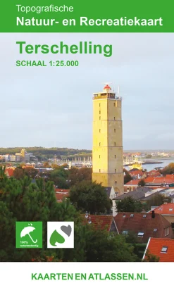 Topografische kaart Terschelling