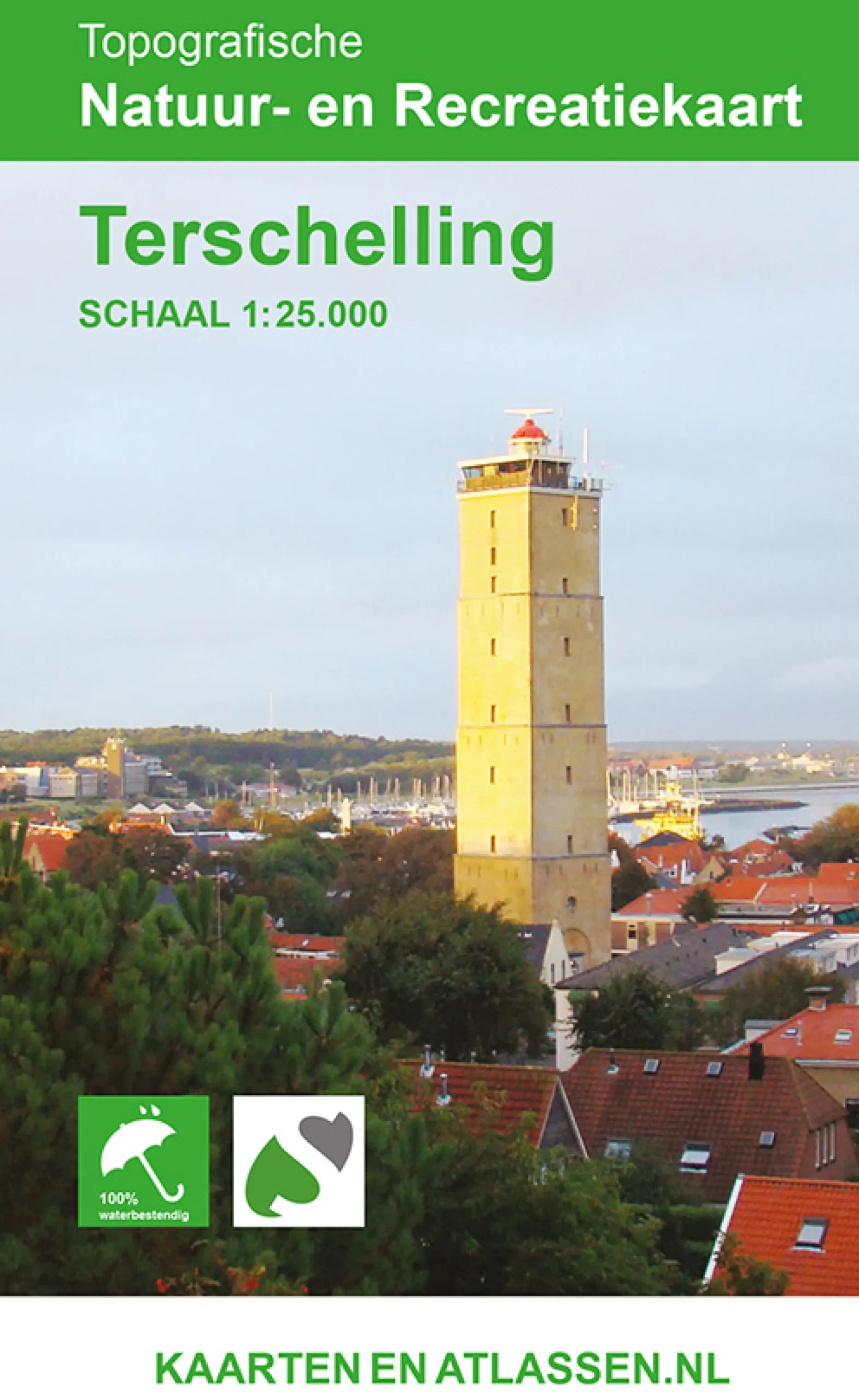 Topografische kaart Terschelling