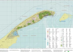 Topografische kaart Vlieland