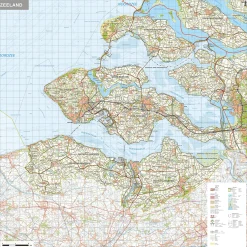 Topografische kaart Zeeland 1:100.000 – 1479
