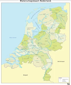 Waterschapskaart van Nederland 725