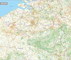 Wegenkaart België 1364