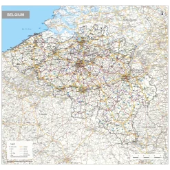 Wegenkaart België 1589
