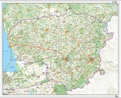 Wegenkaart Litouwen 1368