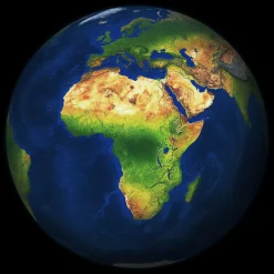 Wereldbol Afrika 546