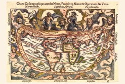 Wereldkaart Anno 1544 Apianos