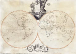 Wereldkaart Anno 1799 Arnold