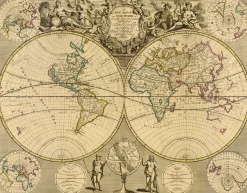 Wereldkaart Anno 1721 John Senex