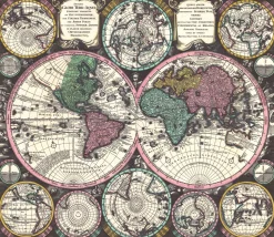 Wereldkaart Anno 1725 Matthaeus Seutter