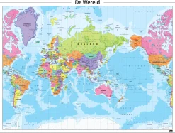 Wereldkaart Azië centraal 433